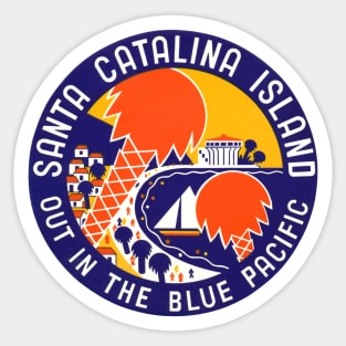 1935 Santa Catalina Island Sticker